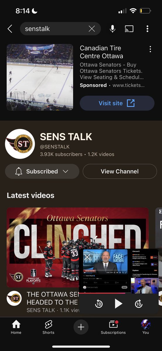 JoshSiviero's tweet photo. @senstalk_ @keefssmokedmeat I listen some postgame videos acc goated https://t.co/EDtSnO33tB