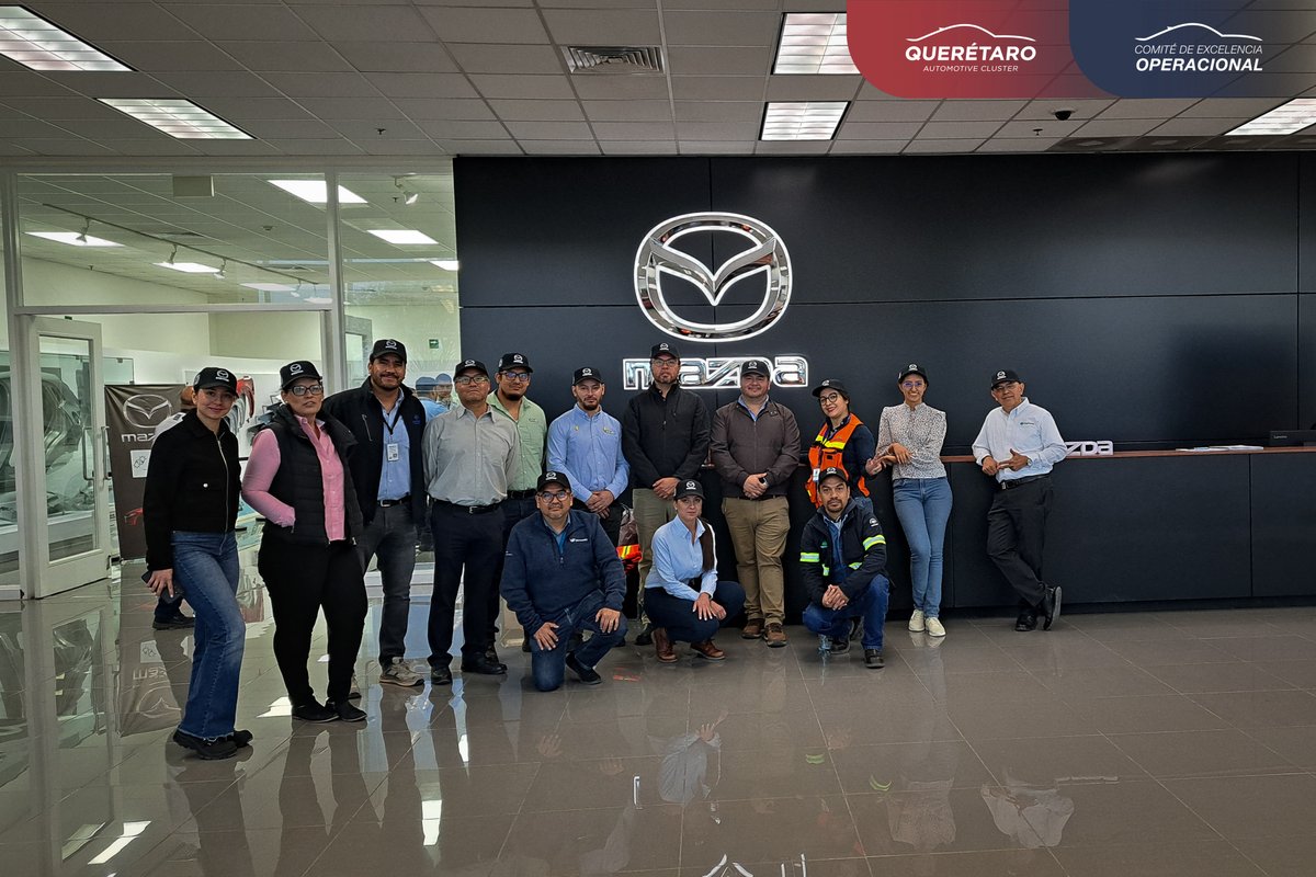 cluster_autoqro's tweet photo. 🚀 ¡La experiencia #KarakuriKaizen fue un éxito!
Gracias a todos los participantes por hacer de este evento una experiencia única.
Y agradecimiento especial a @MazdaOficial por su hospitalidad y por inspirarnos con su cultura de excelencia.
#ClusterAutomotrizQuerétaro #EXOP https://t.co/RQl8ppSZ5h