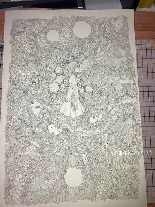 ペン画みて 