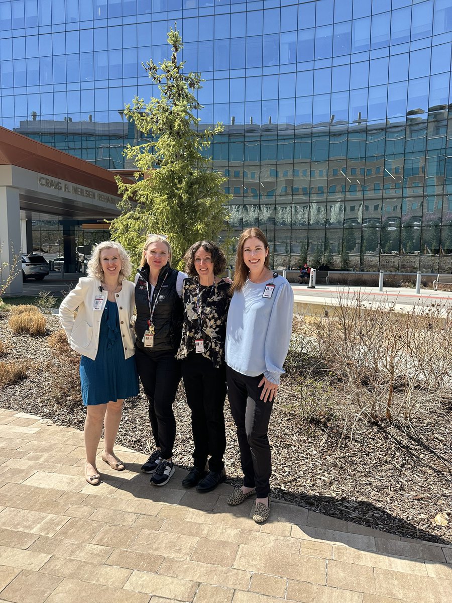 Meet our Rehabilitation Education Team: Rachael, Liz, Danielle, and Lindsay. 

We are lucky to have four occupational therapists, with over 55 years of combined expertise, who encompass this unique, non-clinical OT role.