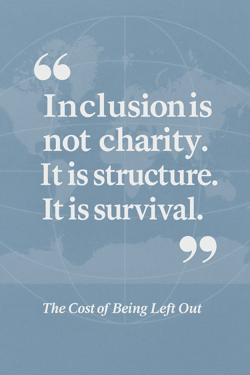 As a former UNFCCC negotiator and a paraplegic diabetic, I live in systems that weren’t designed with me in mind.

This piece is my way of showing what happens when inclusion is a footnote, not a foundation