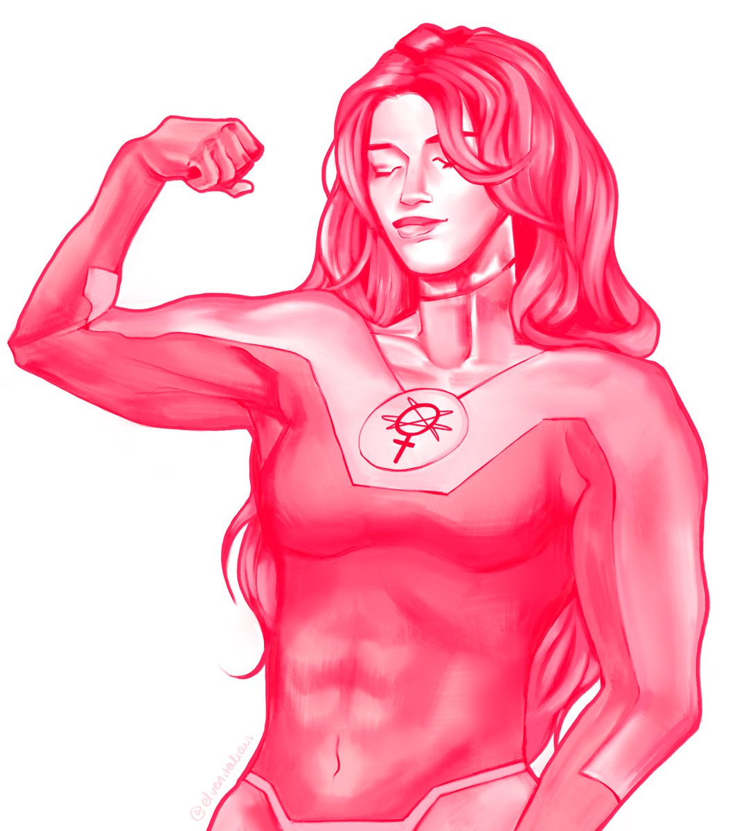 elvenitalian's tweet photo. buff eve idk 
#atomeve #invincible https://t.co/DVnwFWLmrW