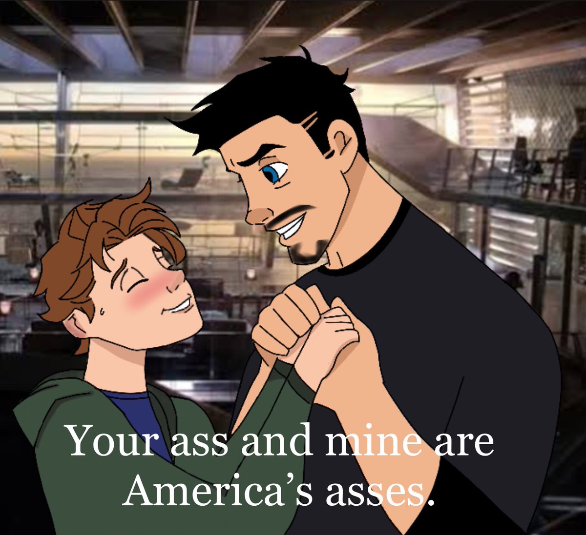 cererro18230's tweet photo. I had to do it 😂🤭✨ #Starker #tnpt https://t.co/Iow84EZ5a2