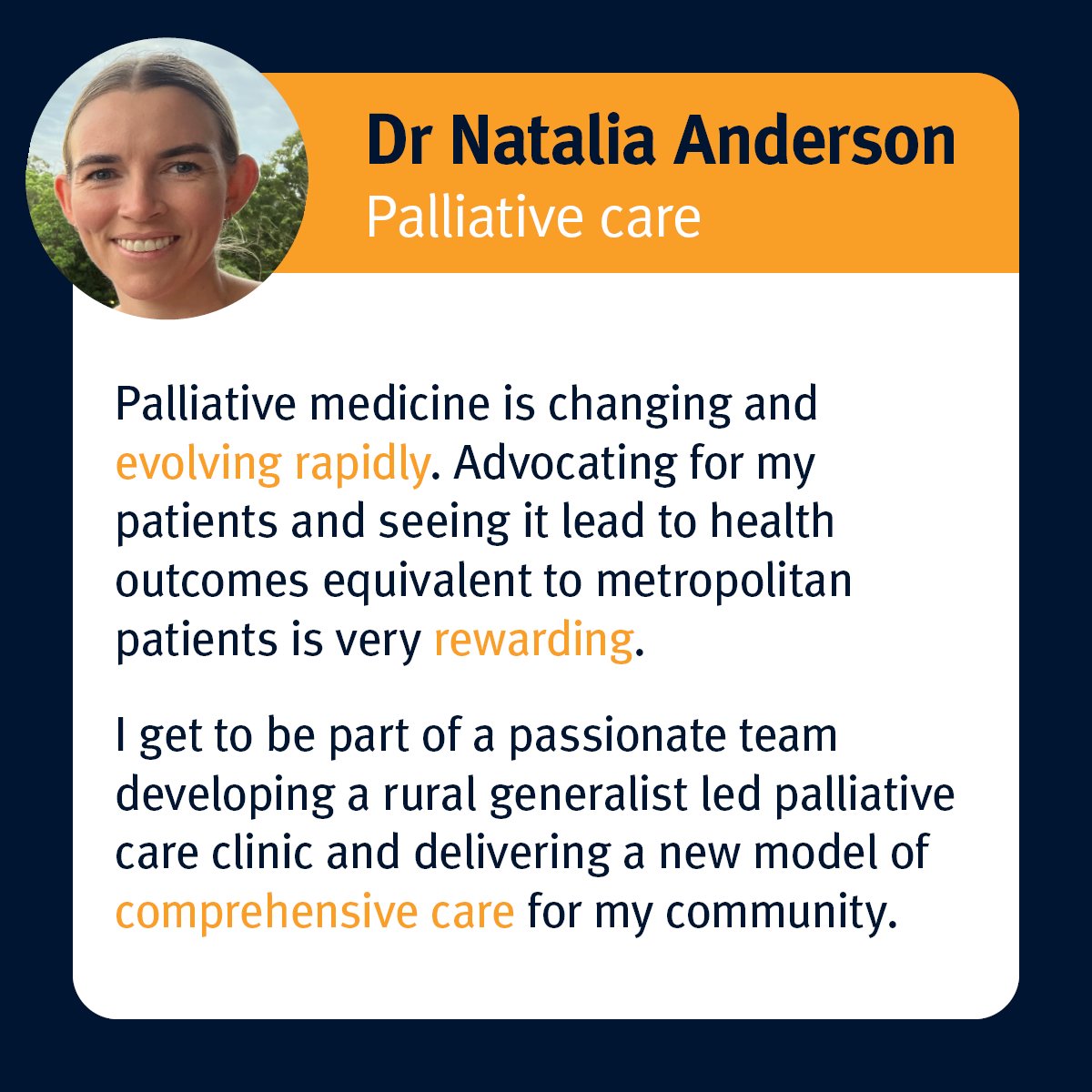 Is palliative care the advanced skill for you?
⏰ Find out more and apply for advanced skills training by 3 pm on Monday 28 April 2025 (AEST): bit.ly/3CQAcTz
#FindYourCalling #PalliativeCare