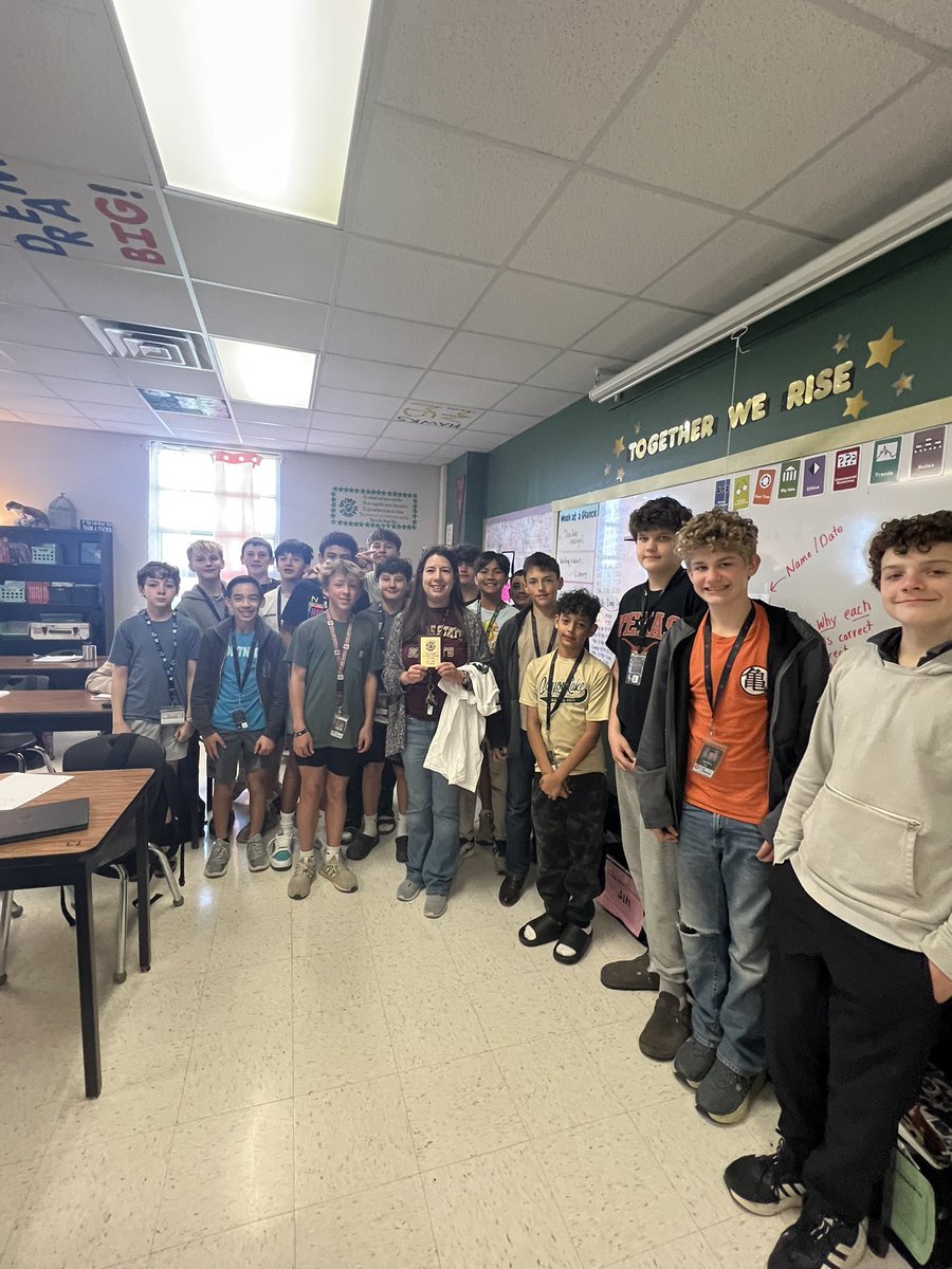 Congrats to Mrs. Crisp for winning March Teacher of the month for Mountains Valley Boys Athletics. We appreciate everything she does for our athletes and she goes above and beyond to support our coaching staff! 

<a href="/CoachSelf5/">Lee Self</a> 
<a href="/MVMS_TheHawkWay/">Mountain Valley Middle School</a> 

Go Hawks!