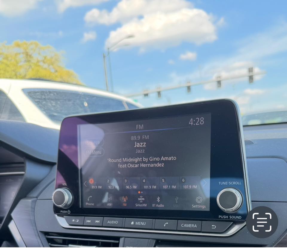 A fan caught this on 89.9FM in Florida. How cool!