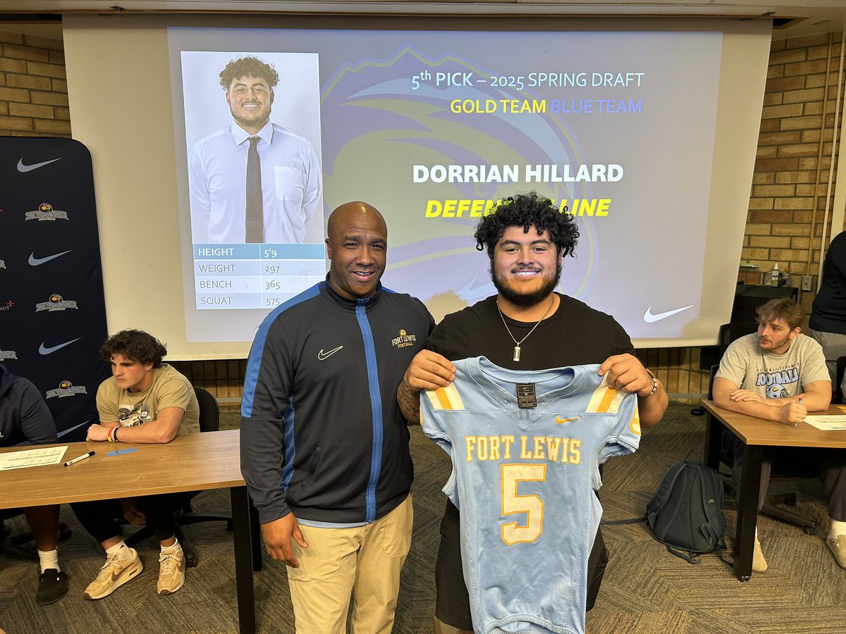 With the 5th pick, Gold Team selects DL Dorrian Hilliard