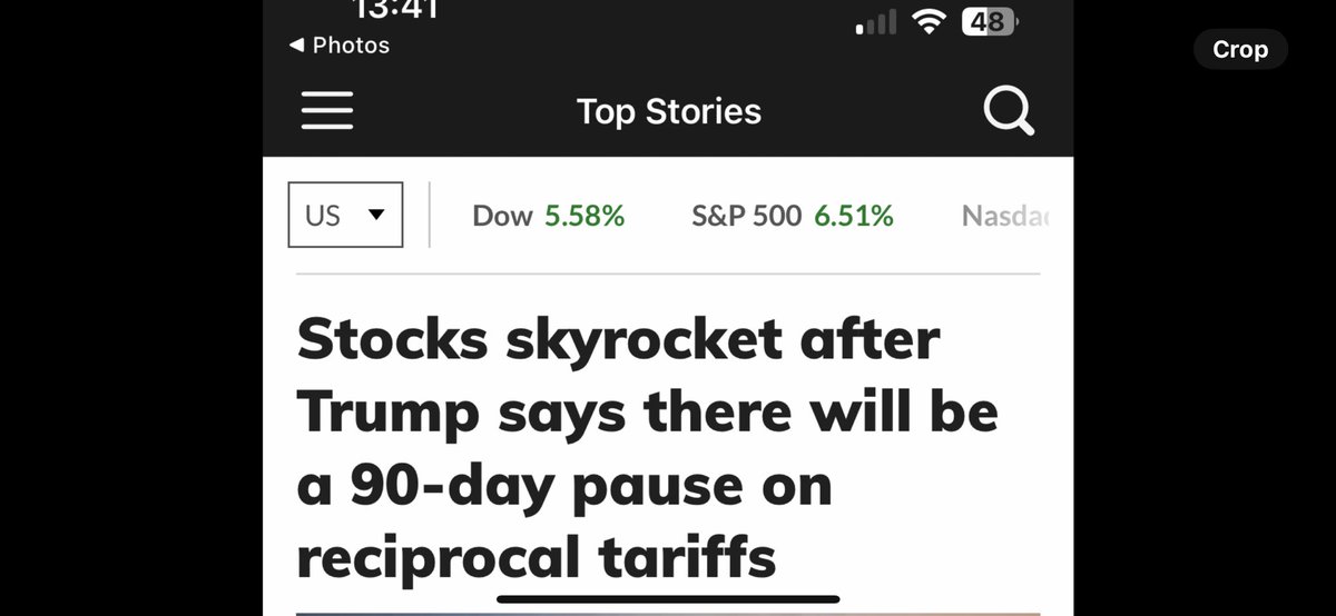 makeitwithmike's tweet photo. Trump told us all to buy, then reversed the entire market. Get on board. https://t.co/preM35keUs