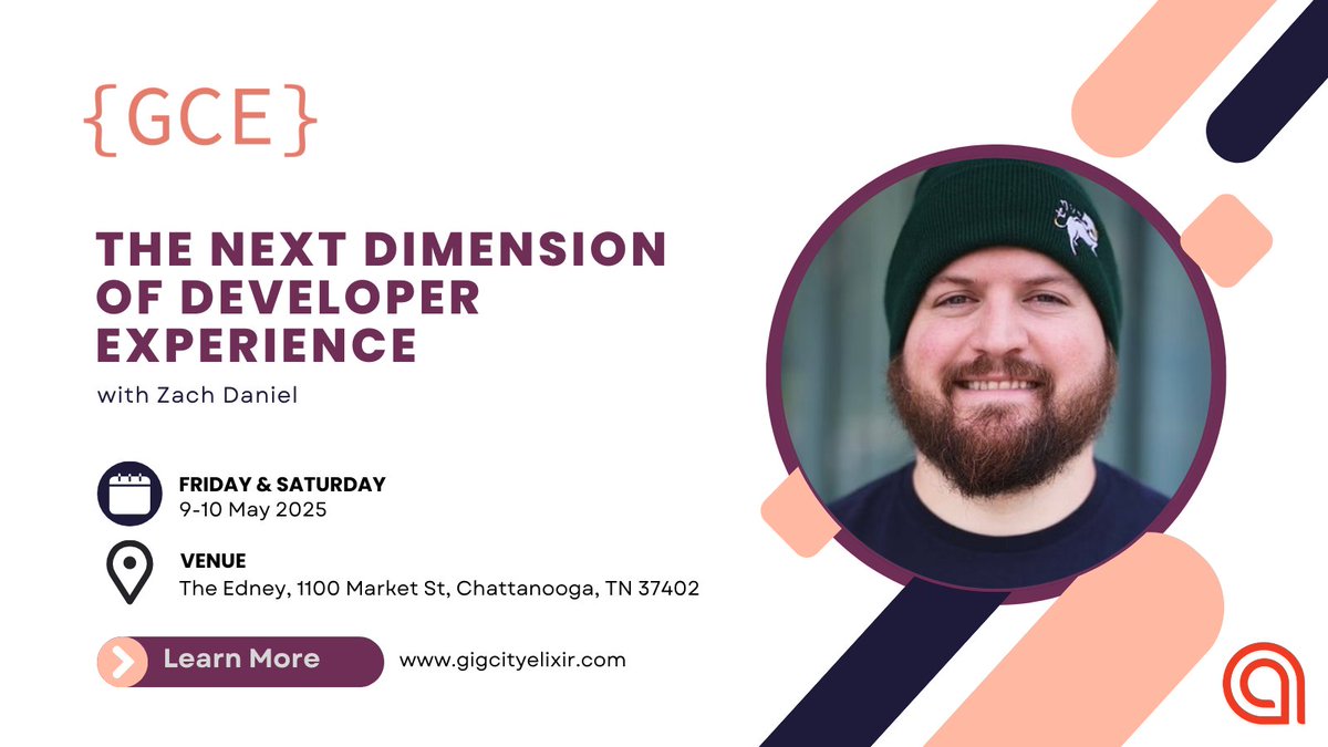 Alembic (@teamalembic) on Twitter photo Heading to <a href="/GigCityElixir/">Gig City Elixir</a> in May? <a href="/ZachSDaniel1/">Zach Daniel | zachdaniel.bsky.social</a> will be there to talk about all things #Igniter, as well as an Ash training workshop with <a href="/joshprice/">Josh Price</a>!
Get your tickets at gigcityelixir.com
#ElixirLang #AshFramework #Igniter Heading to <a href="/GigCityElixir/">Gig City Elixir</a> in May? <a href="/ZachSDaniel1/">Zach Daniel | zachdaniel.bsky.social</a> will be there to talk about all things #Igniter, as well as an Ash training workshop with <a href="/joshprice/">Josh Price</a>!
Get your tickets at gigcityelixir.com
#ElixirLang #AshFramework #Igniter