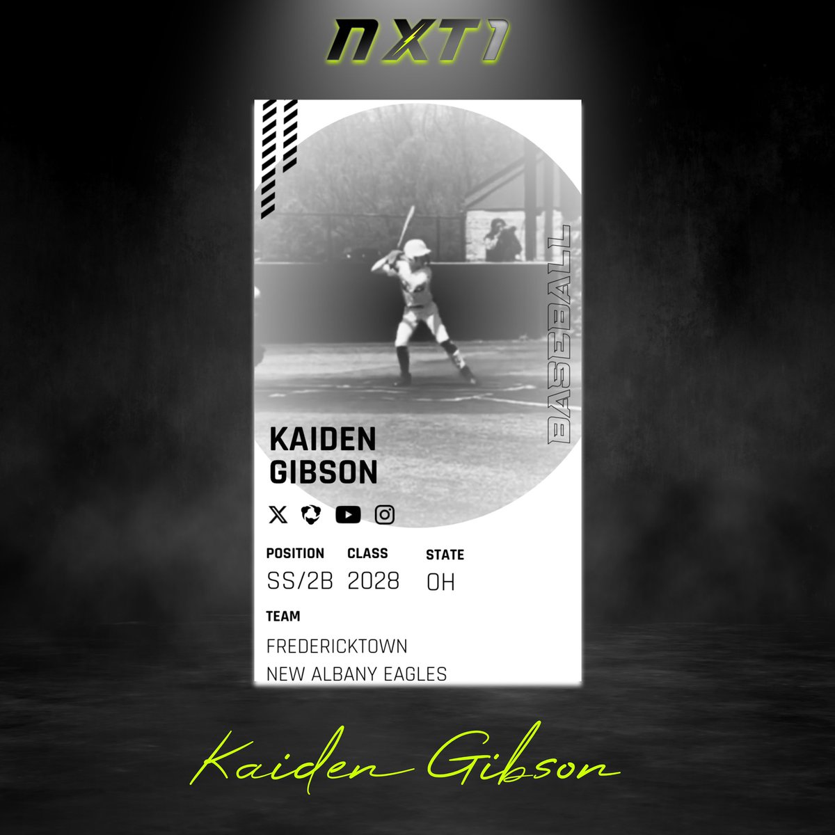 NXT 1 (@nxt1sports) on Twitter photo Shoutout to C/O 28 rising ball player
<a href="/kaidgibson5/">Kaiden Gibson</a> ⚾️🚀
Welcome to NXT1!
View his NXT1 prospect profile ⬇️
app.nxt1sports.com/prospect-profi…
🔥Download the NXT 1 app & get automated graphics, dynamic profiles, elite recruiting tools, & more FREE!
nxt1sports.com
<a href="/nxt1baseball/">NXT 1 Baseball</a> Shoutout to C/O 28 rising ball player
<a href="/kaidgibson5/">Kaiden Gibson</a> ⚾️🚀
Welcome to NXT1!
View his NXT1 prospect profile ⬇️
app.nxt1sports.com/prospect-profi…
🔥Download the NXT 1 app & get automated graphics, dynamic profiles, elite recruiting tools, & more FREE!
nxt1sports.com
<a href="/nxt1baseball/">NXT 1 Baseball</a>