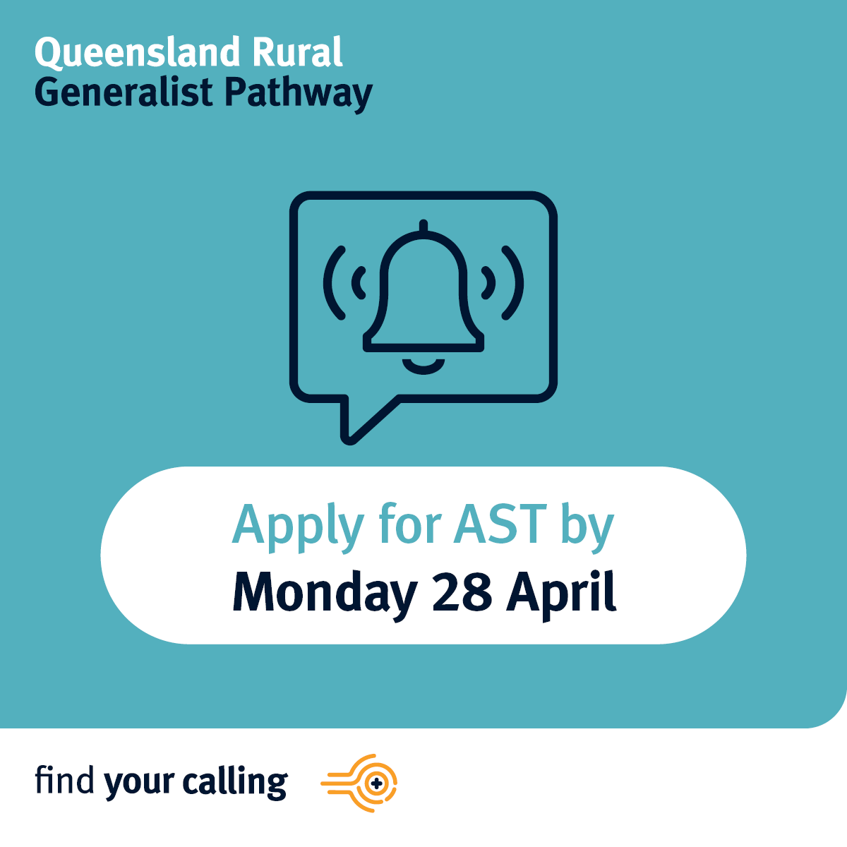 Don’t miss your chance to apply for 2026 advanced skills training (AST) positions.

⏰Apply by 3 pm on Monday 28 April 2025 (AEST): bit.ly/3CQAcTz

 #FindYourCalling #RuralMedicine