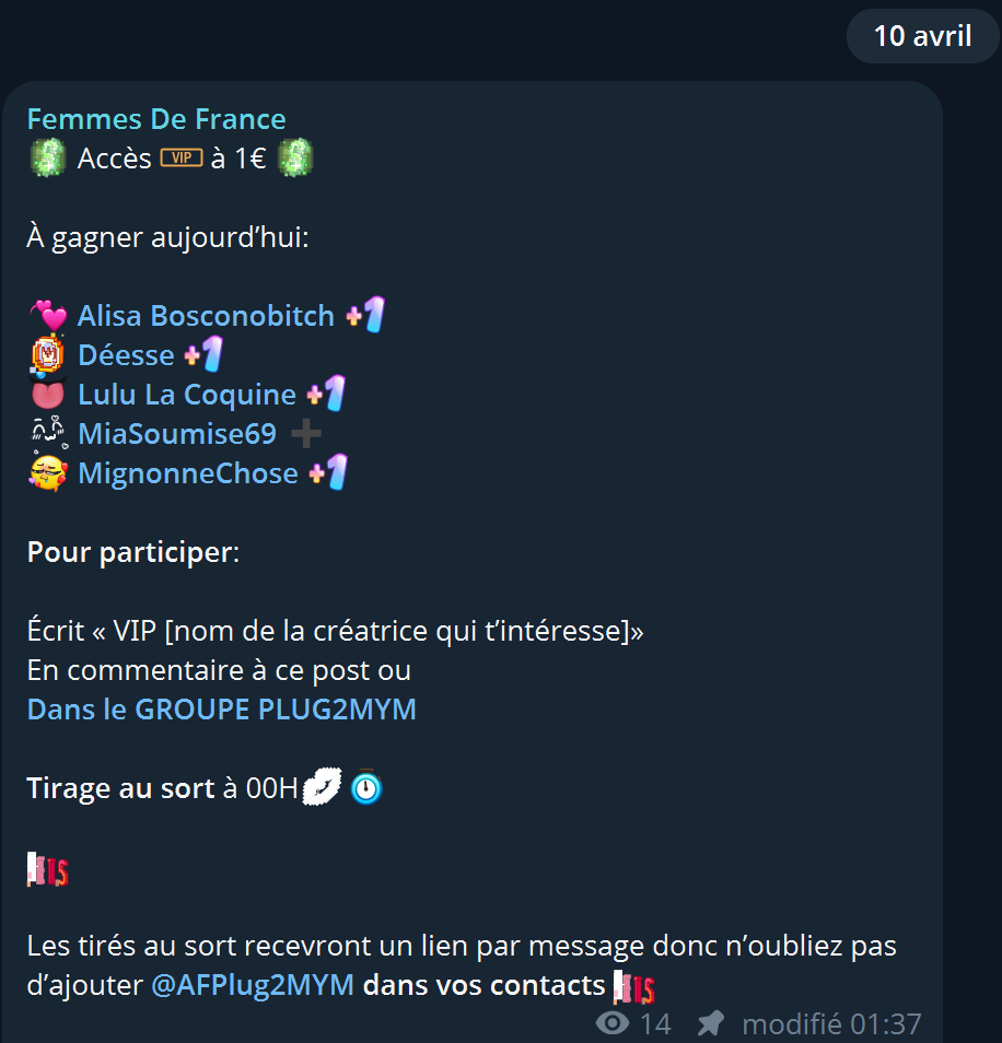 Plug2MYM's tweet photo. ça se passe ici -> https://t.co/1CUKwPTbPS 

Merci aux créatrices participant:  

@AlisaBosconoB 
@lulu_lacoquine 
@MiaSoumise69 
@mignonne_chose https://t.co/mObsPFTHl2