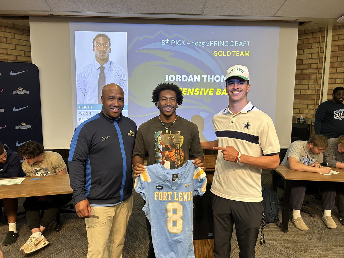 With the 8th pick, Gold Team selects CB Jordan Thomas