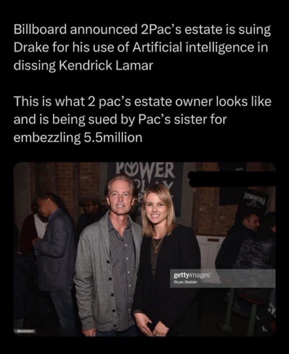 hiphopunison's tweet photo. “A cease-and-desist is for hoes
Can't listen to lies that come out of your mouth
You called the Tupac estate
And begged 'em to sue me and get that shit down” - Drake (Family Matters) https://t.co/FwhIIh7wbT