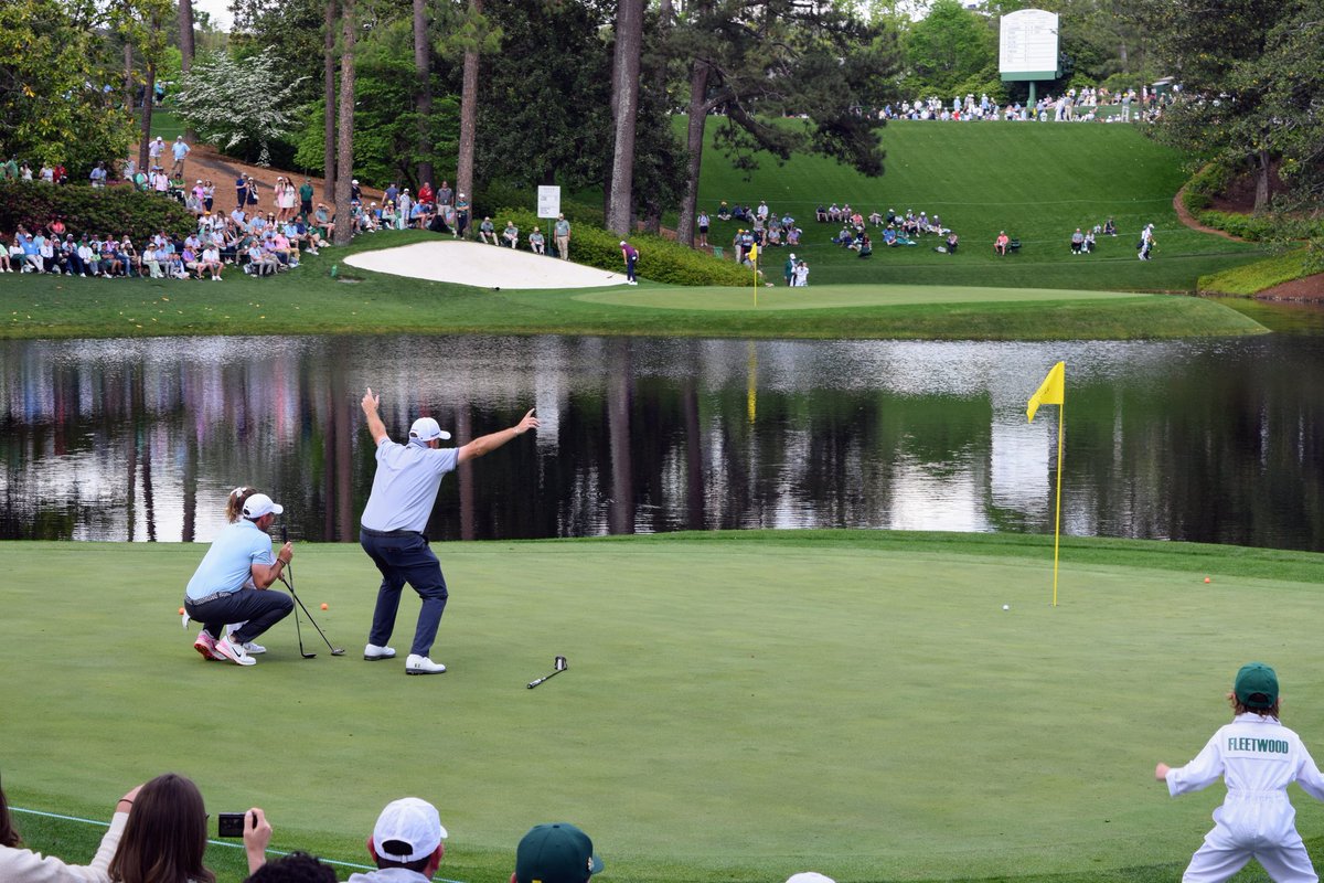 CharleyFinance's tweet photo. Poppy's Putt in three parts @McIlroyRory #Masters2025 #Masters https://t.co/H4slnap6OJ