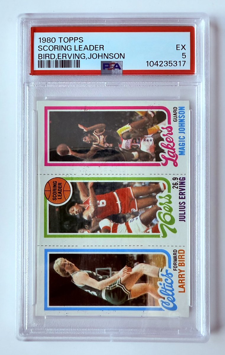 Instantly regretted selling mine during covid, but glad to finally have another one back in the collection! 

This has got to be on the Mt. Rushmore of basketball cards right?