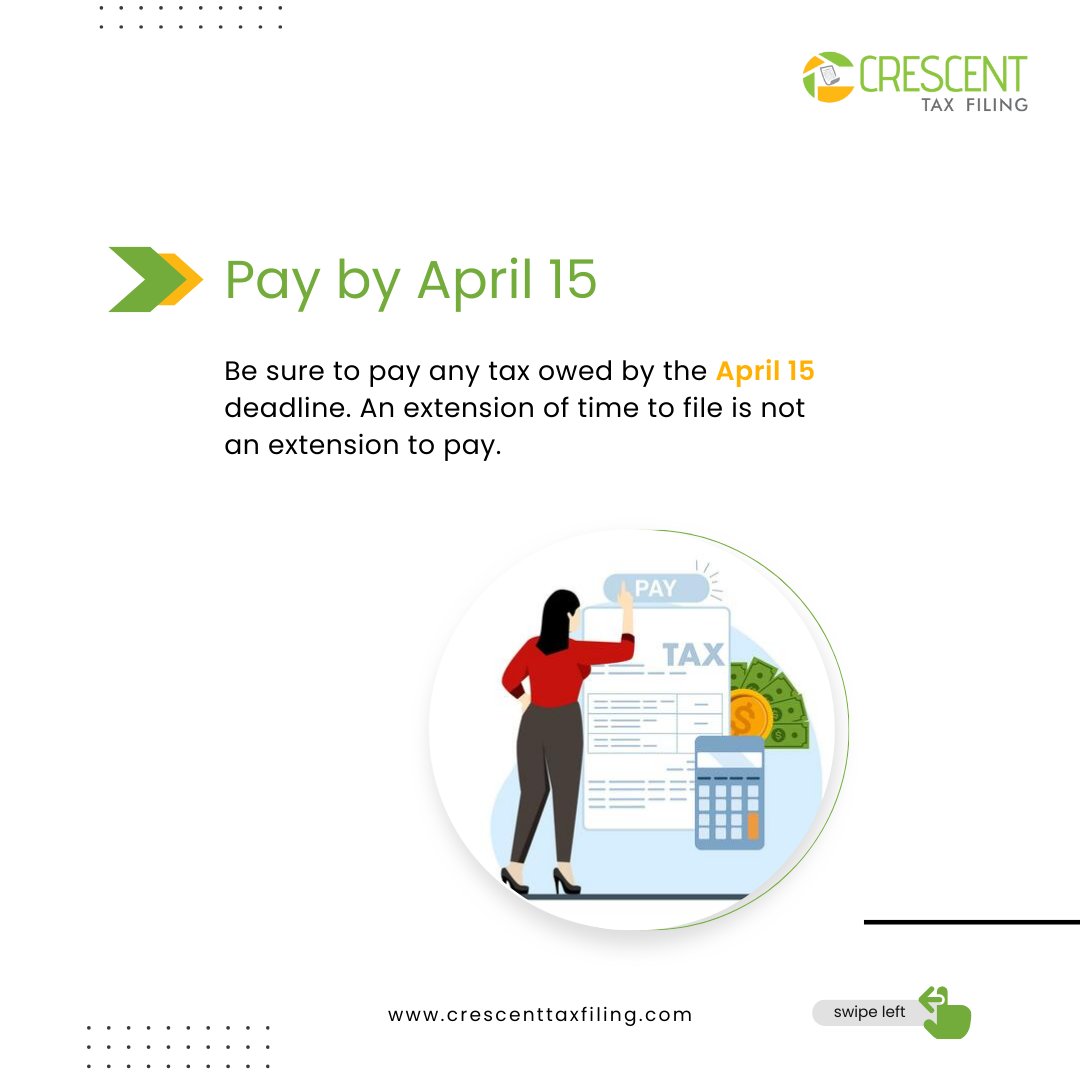 crescent_tax's tweet image. ⏰ Need more time to file?

Get an extension until Oct 15!
✅ Still pay taxes by April 15 to avoid penalties.

📲 DM Crescent Tax Filing for fast, expert help!

#TaxExtension #2025TaxSeason #FileWithConfidence #TaxHelp2025 #USTaxFiler #TaxDeadlineReminder