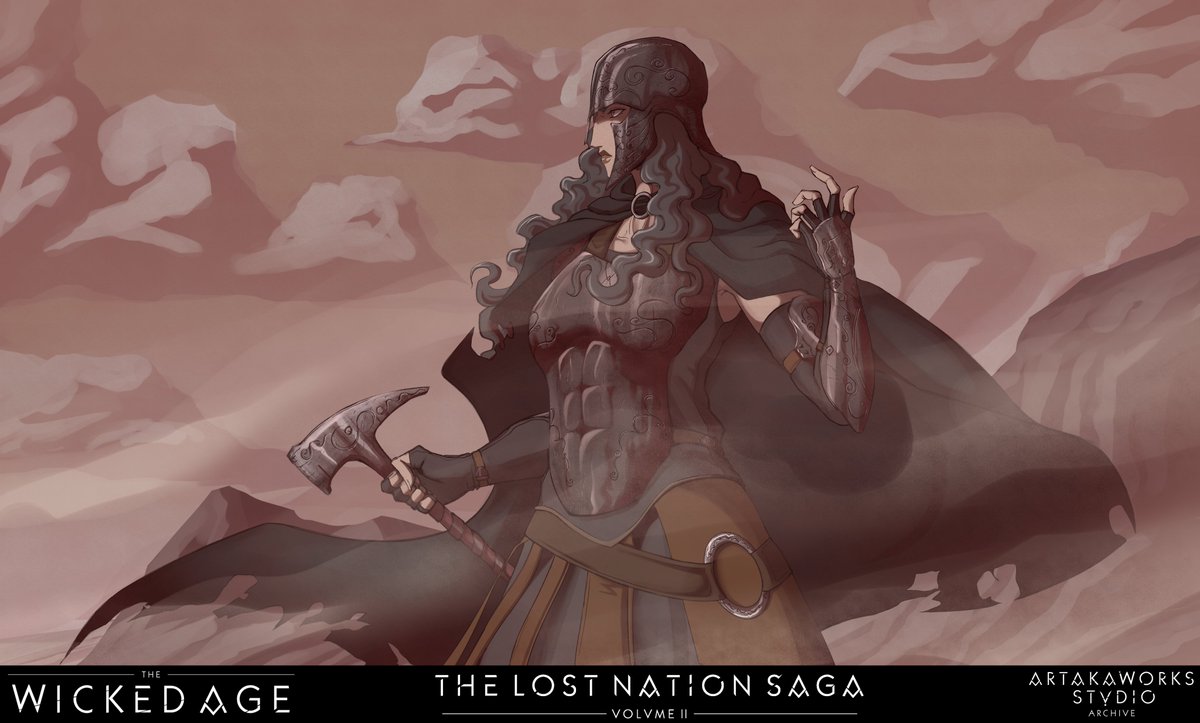ArtakaWorks's tweet photo. Concept art piece of Laboth 'The Hammer', TLN Saga Vol. 2 (currently being serialized on my Patreon). - Feb 2024  #conceptart #art #artistsofx #bookart #illustration #digitalart #artakaworks #artakaworksstudio https://t.co/8tDrfT36Hd