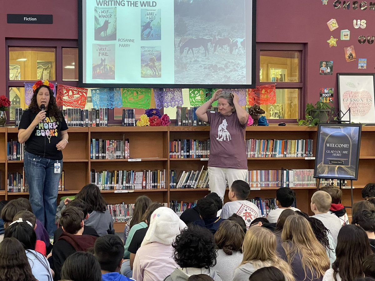 Carson Elementary (@nisdcarson) on Twitter photo Carson had an unforgettable day with a special visit from acclaimed author Roseanne Parry! Our students were inspired by her stories, writing journey and love for the natural world. Thank you for sparking imaginations and nurturing young writers!๐ ๐ โค๏ธ <a href="/NISDCarson/">Carson Elementary</a> <a href="/NISDLib/">NISDLibraryServices</a> Carson had an unforgettable day with a special visit from acclaimed author Roseanne Parry! Our students were inspired by her stories, writing journey and love for the natural world. Thank you for sparking imaginations and nurturing young writers!๐ ๐ โค๏ธ <a href="/NISDCarson/">Carson Elementary</a> <a href="/NISDLib/">NISDLibraryServices</a>