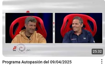 AutopasionOk's tweet photo. Prgrm 09/4/25 por @SomosRosarioOK Con @IvanSaturni se informó de la tercera fecha #TN #APAT en #Concordia. El responsable de @SaturniRacing detalló como fue la victoria de #FranciscoColtrinari en #C2. Resumen de la #C3 y del @TopRaceOk en @AutodromoRos. 👇
https://t.co/zaMPOMEydi https://t.co/YAD6JStPpw