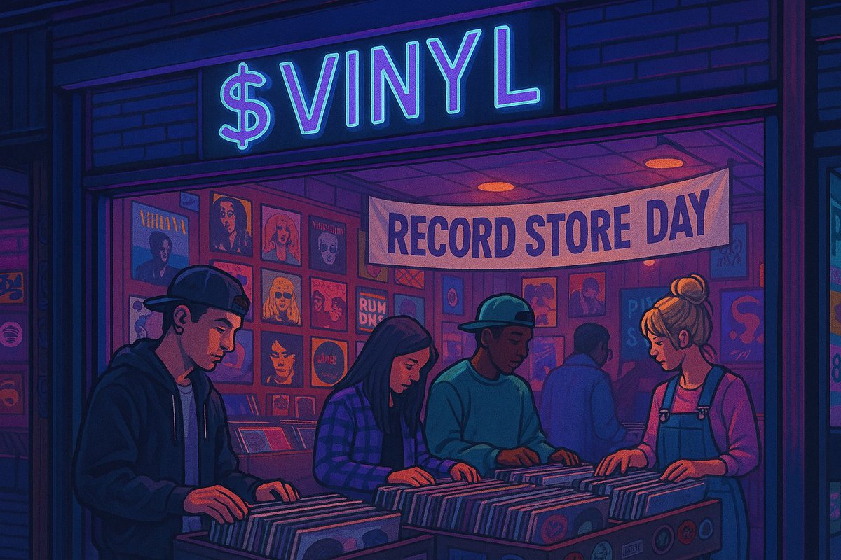 Vinyl_sol's tweet photo. 2 days til Record Store Day! Any releases you have your eyes on? #rsd25 #rsd2025 #vinyl #vinylcollection #music #media #memecoin #meme #solana #crypto $VINYL https://t.co/lJxf3qAOlr
