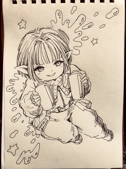 2層の人
#FF14 