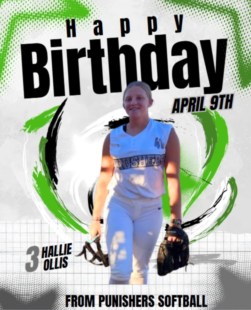 Happy Birthday, Hallie!

#punisherssoftball
#ncpunishers
#arpunishers