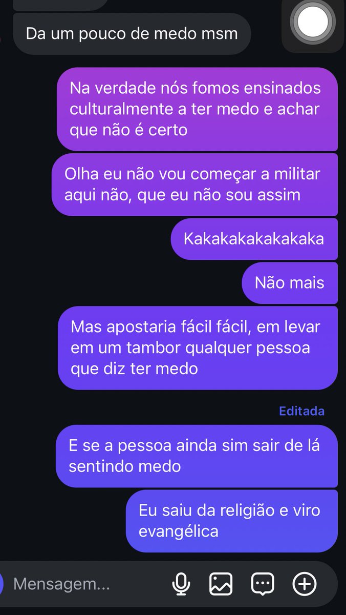 pretagioooo's tweet photo. O que proponho a todo mundo que diz que tem medo da minha religião https://t.co/YTdNDrWgfj