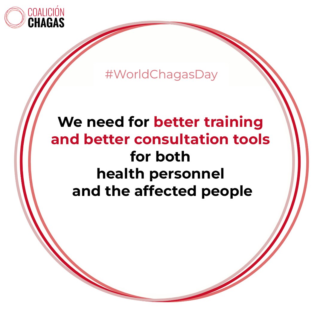 On #WorldChagasDay 2025, 🧑‍🤝‍🧑 patient associations are calling for better training and consultation tools ℹ️ for health personnel and affected individuals, enabling the provision of up-to-date, higher-quality care.

#ChagasDisease #Chagas #PreventControlCare #BeatNTDs #NTDroadmap