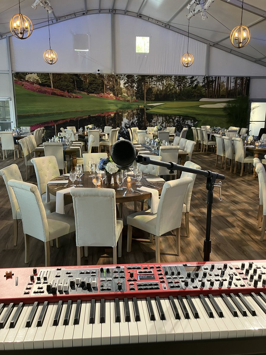 Honored to play an <a href="/TheMasters/">The Masters</a> party for <a href="/ATT/">AT&T</a> for the 4th year!