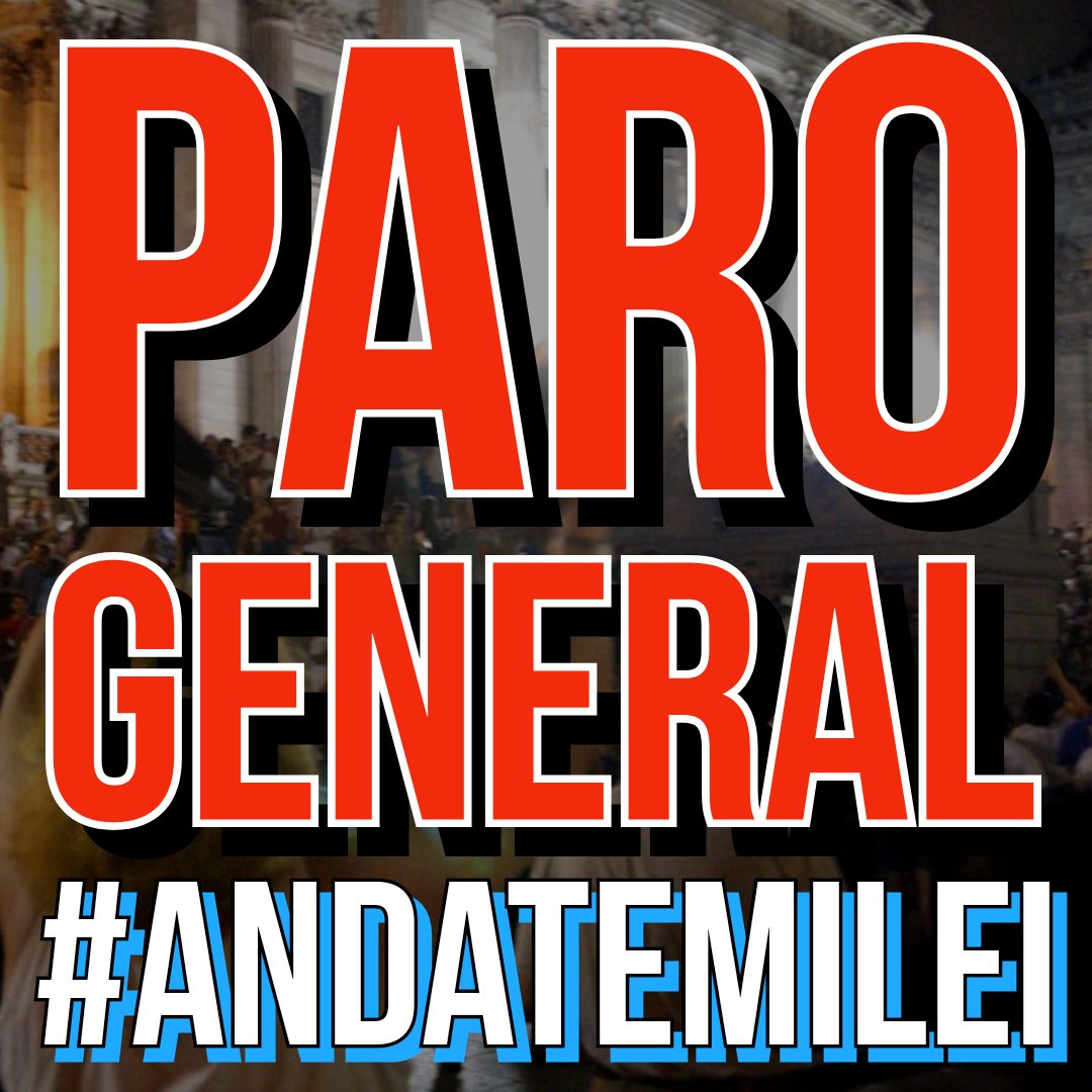 FernandaBa33498's tweet photo. El #de mañana 
#ParoGeneral 
#ANDATEMILEI 
Rt y fav https://t.co/KXMfYvTEdY