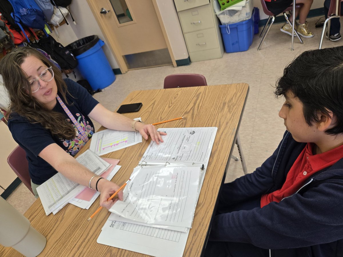 Great day in Rm 224! We celebrated learning &amp; leveled up our leadership! Students updated their Leadership Binders with FAST PM3 goals and cheered on our Quarter 3 Honor Roll stars! Data chats + proud moments = a classroom full of growth, goals, and good vibes! <a href="/EaglePointElem/">Christy de Zayas</a>