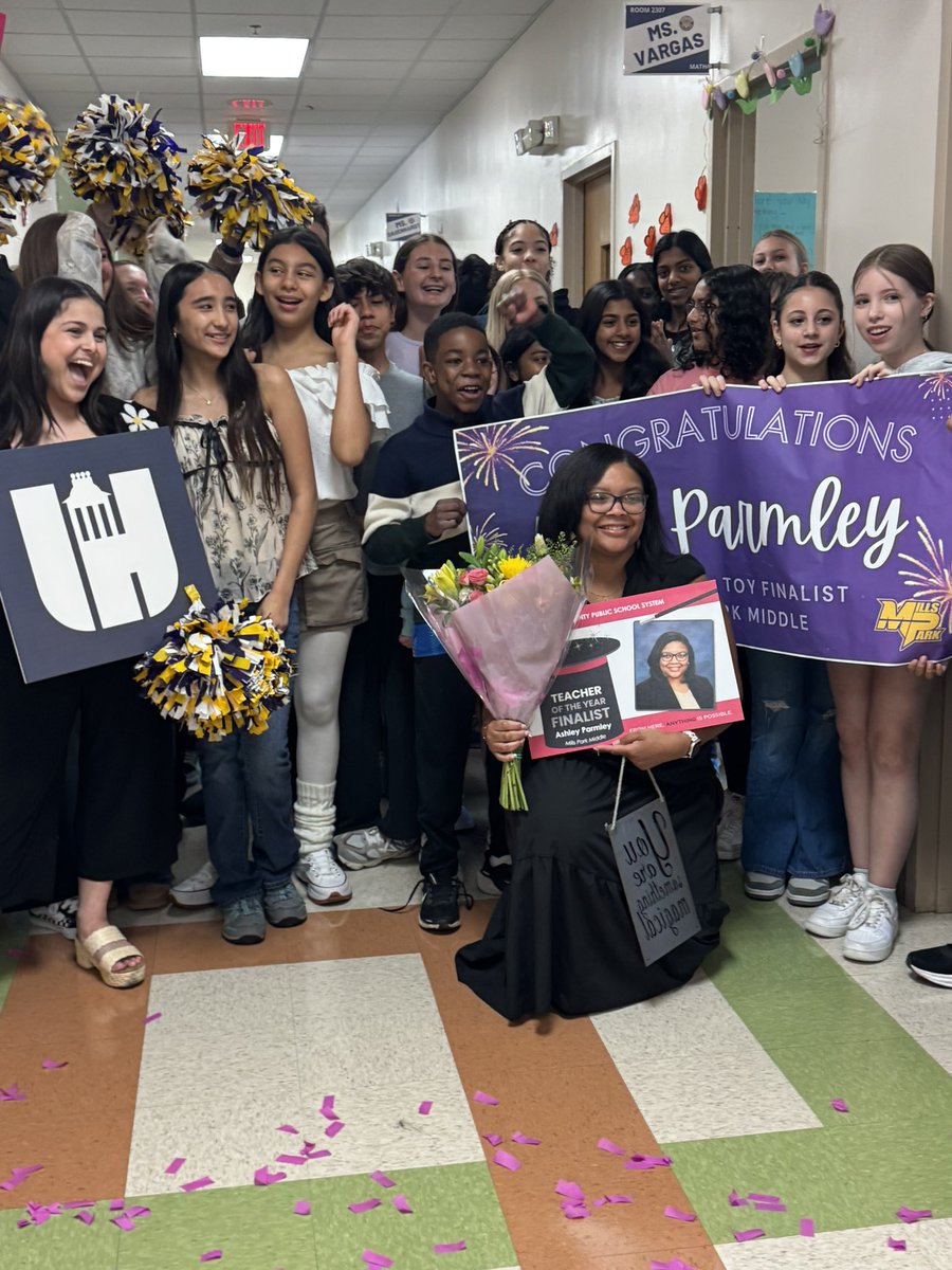 Still trying to process today’s sweetest (and most dramatic) surprise from my amazing students, colleagues, Superintendent, and county support staff. So overwhelmed and grateful 💜💛