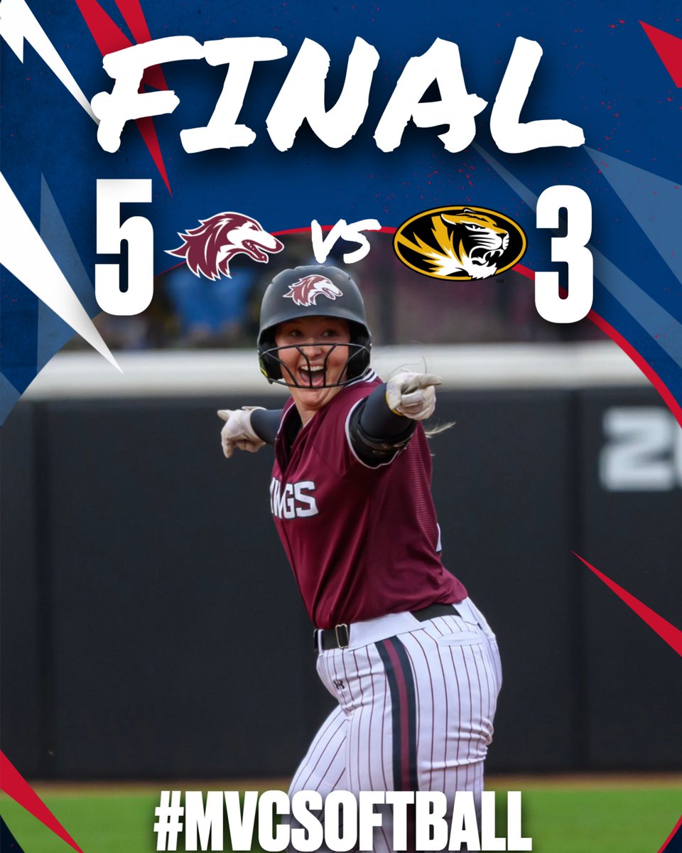 Missouri Valley Conference (@mvcsports) on Twitter photo DAWGS ON TOPโผ๏ธ
<a href="/SIU_Softball/">Saluki Softball</a> defeats Missouri 5-3 to earn the winโผ๏ธ
#MVCSoftball DAWGS ON TOPโผ๏ธ
<a href="/SIU_Softball/">Saluki Softball</a> defeats Missouri 5-3 to earn the winโผ๏ธ
#MVCSoftball