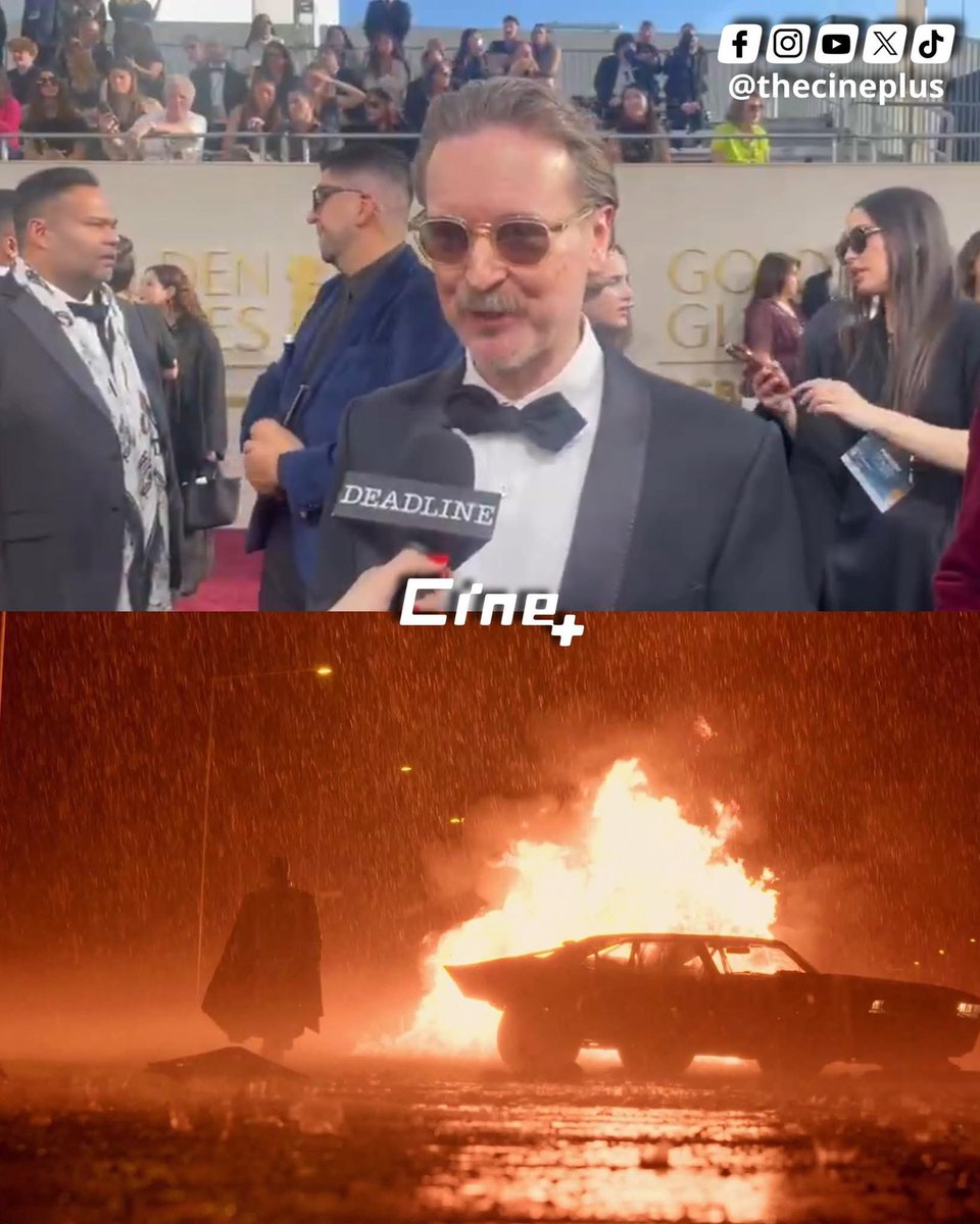 TheCinePlus's tweet image. A inicios de año durante los Golden Globes el director Matt Reeves comento que habia tenido dificultades para terminar el guión de #TheBatmanPartII debido a “asuntos personales”.