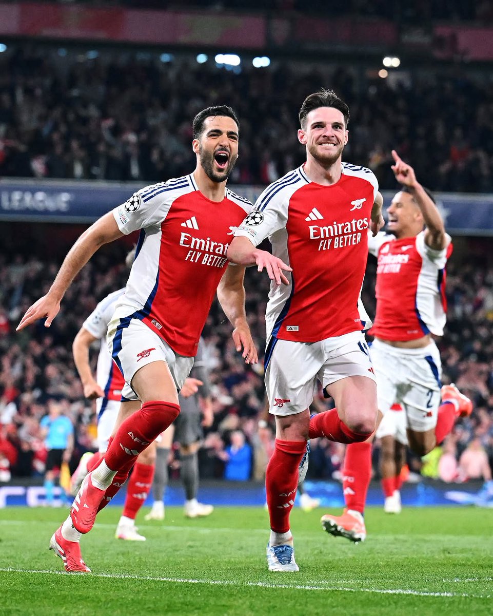 CADGooner's tweet photo. Arsenal 3-0 Real Madrid

A monumental and historic @ChampionsLeague victory against the reigning European champions! 😍🙌🏼

🏆 #UCL https://t.co/8QNSPUHQwp