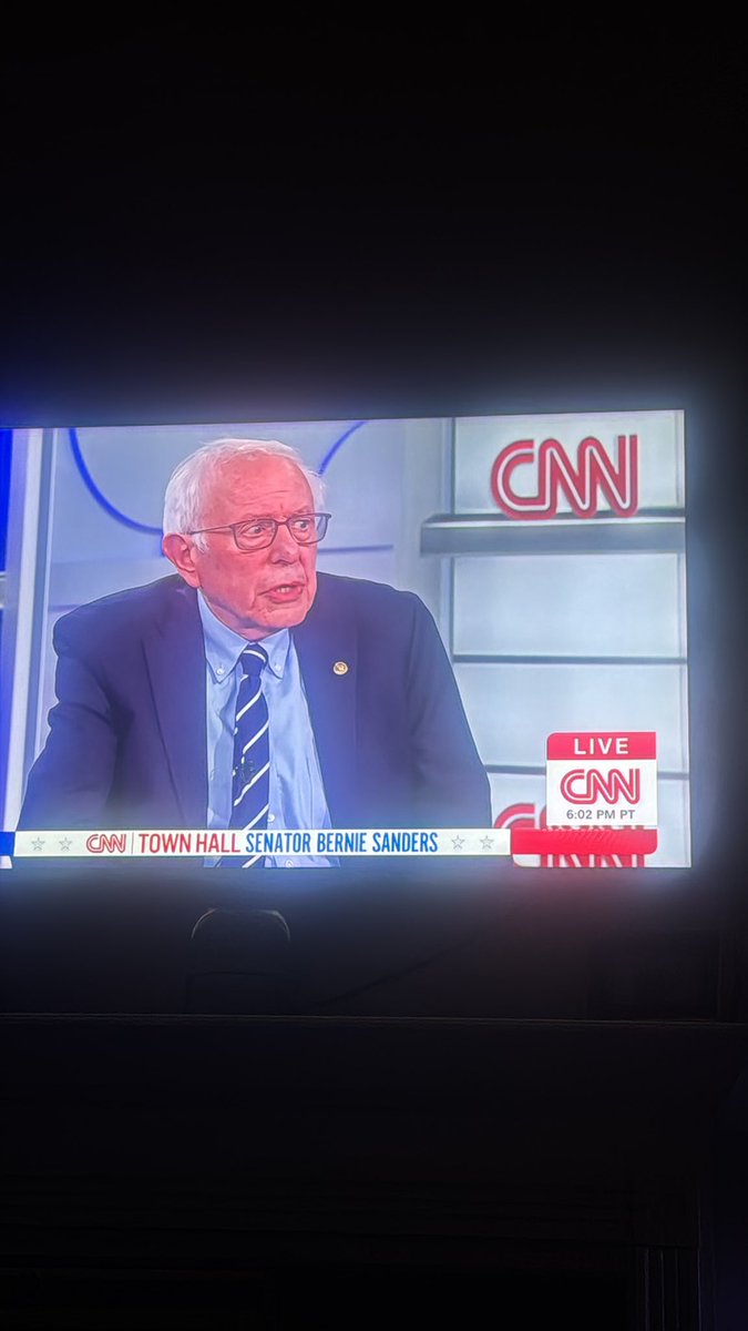 NuckolsD's tweet photo. Feel the Burn!!! It doesn’t get any better than this #CNN giving the best of #Democratic Party tv - so much to see and entertain https://t.co/iJMJbRlpk1