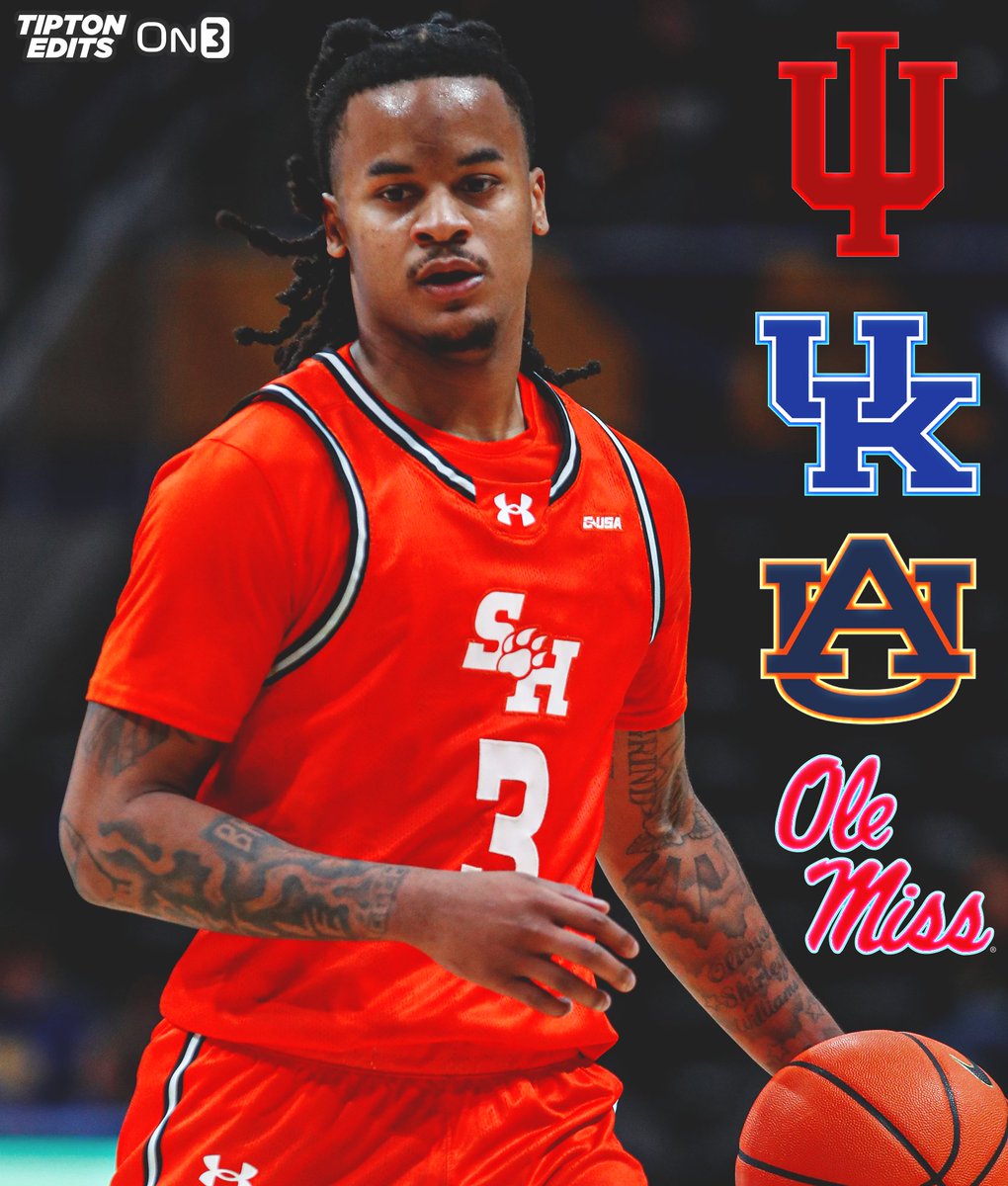 Joe Tipton (@tiptonedits) on Twitter photo Sam Houston transfer Lamar Wilkerson, one of the top guards in the portal, plans to visit Indiana, Kentucky, Auburn and Ole Miss, per his representatives <a href="/SerosPartners/">Seros Partners</a>. Expected to make a decision after those trips.
Averaged 20.5 PPG this season, shooting 44.4% from three. Sam Houston transfer Lamar Wilkerson, one of the top guards in the portal, plans to visit Indiana, Kentucky, Auburn and Ole Miss, per his representatives <a href="/SerosPartners/">Seros Partners</a>. Expected to make a decision after those trips.
Averaged 20.5 PPG this season, shooting 44.4% from three.
