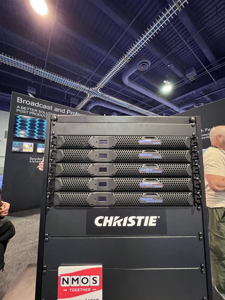 ChristieDigital's tweet photo. We had an amazing time at NAB Show, showcasing Spyder-S and Mastering Gateway. Thank you to all who visited our booth! Let's drive the future of broadcast solutions together! Learn more: https://t.co/gqMteTpnCS #NABShow #Innovation #BroadcastSolutions https://t.co/ymdvWtheNS