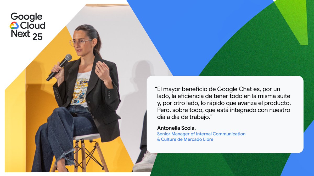 Workspace_LA's tweet photo. Comunicación y colaboración son algunas de las capacidades que potenciaron las soluciones de Google Workspace e impulsaron otra forma de trabajar en Mercado Libre y LATAM Airlines. Mira lo que dijeron sus líderes. 💬 https://t.co/ucLRPPlg3V
