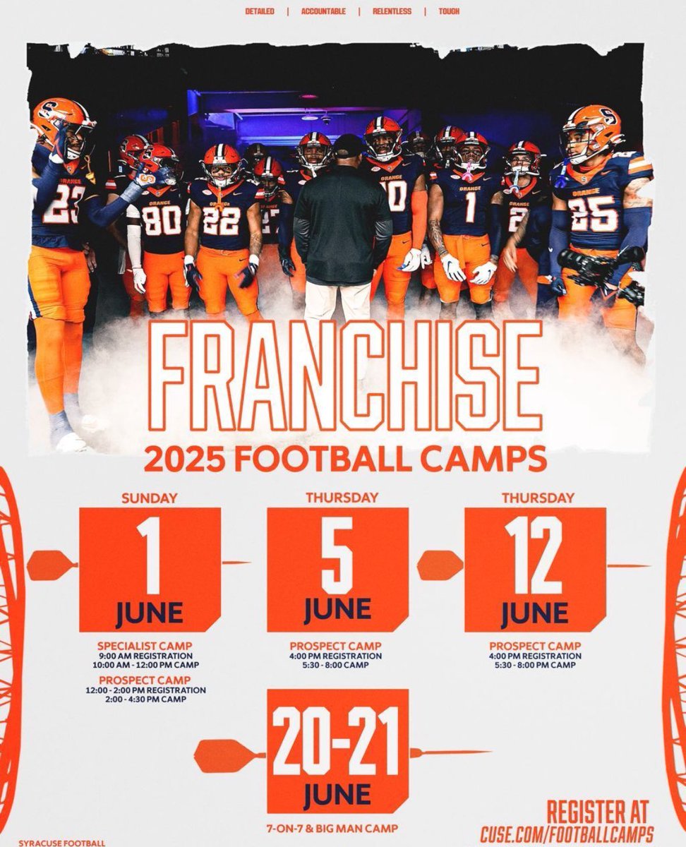 Thank you for the camp invite!
<a href="/johann_perera17/">Johann Perera</a> <a href="/Arrow_Football/">Arrow Football</a> <a href="/CuseFootball/">Syracuse Football</a>