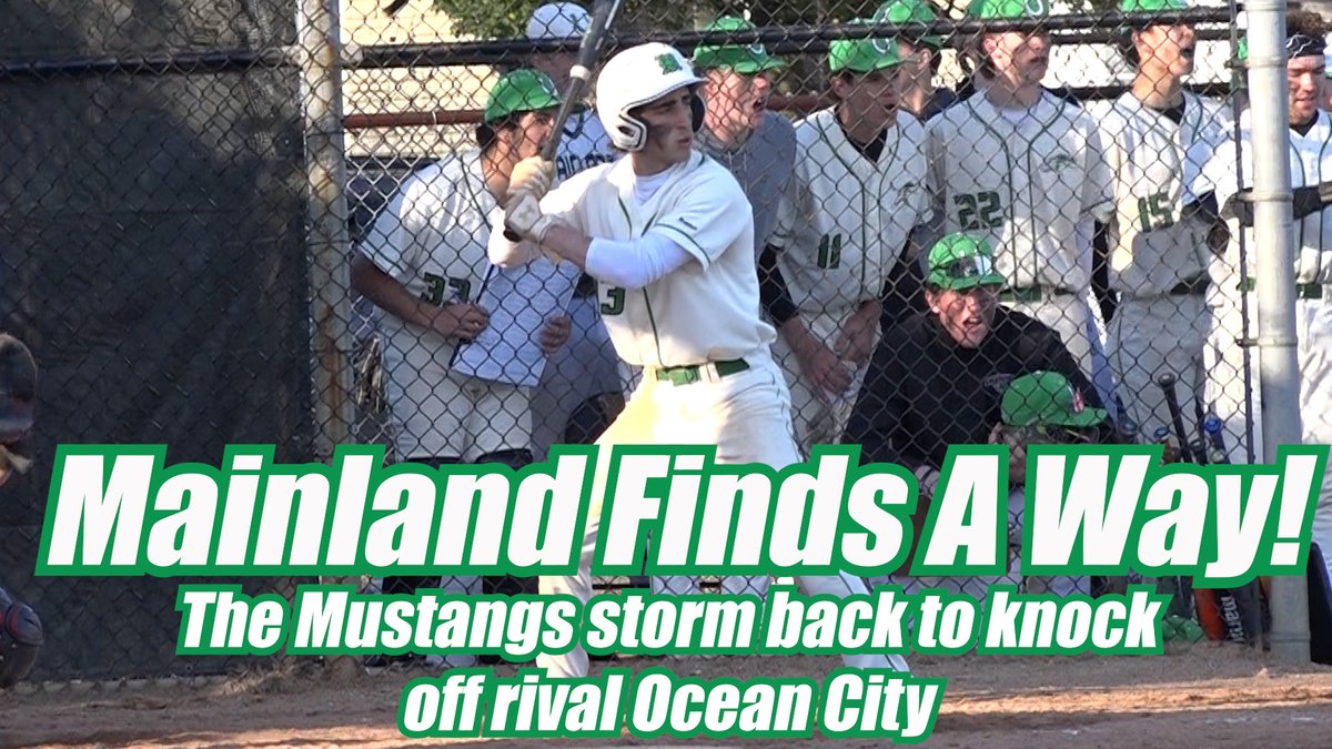 Mainland has found its stride after an 0-2 start to the season. The Mustangs notched a comeback victory over rival Ocean City in a great Cape-Atlantic League battle for their fourth-straight win.

Watch the FULL highlights from Mainland's 3-2 win HERE: jerseysportszone.com/watch-wednesda…