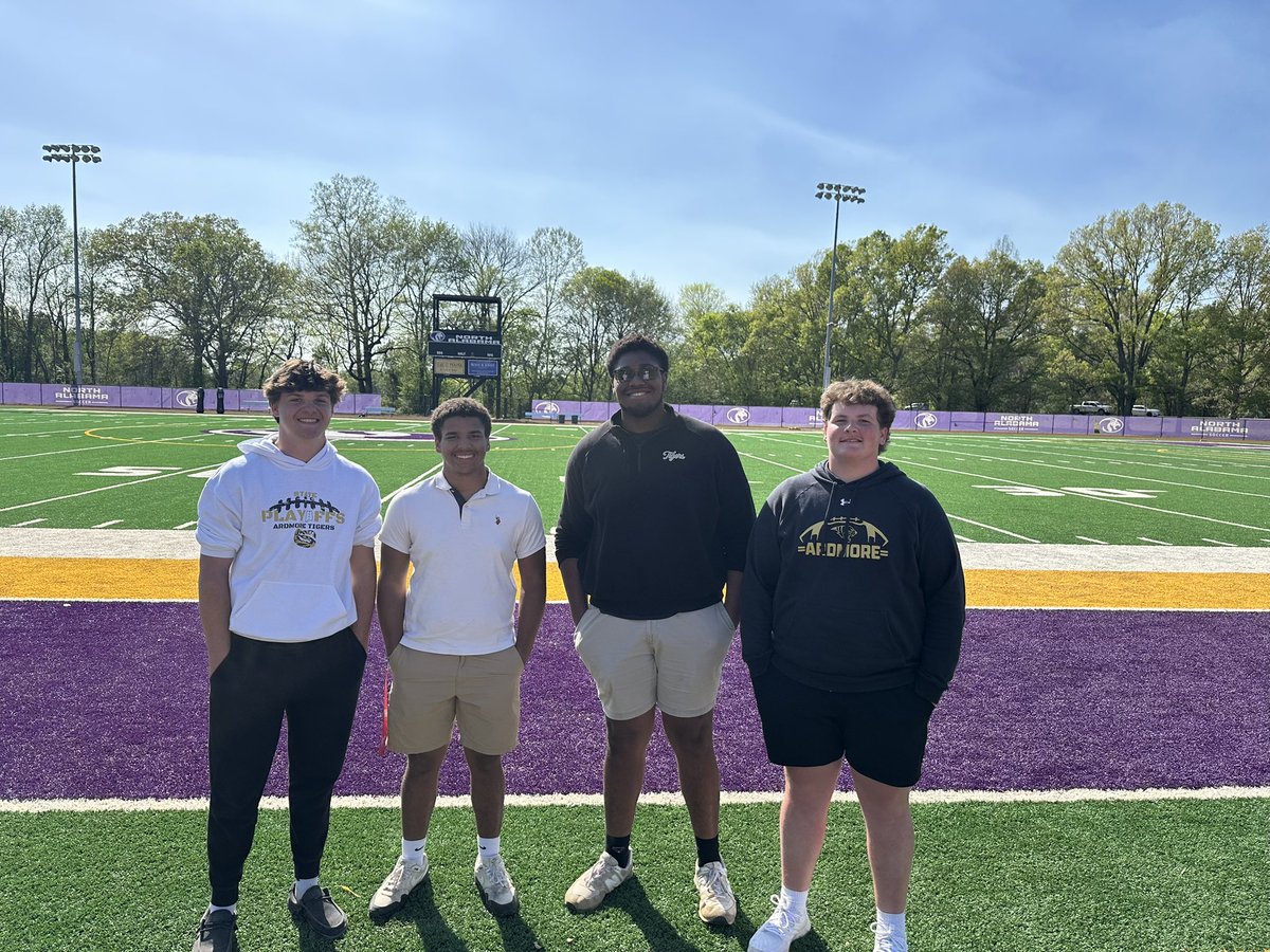 Thanks to North Alabama football for allowing us to be at practice today <a href="/UNAFootball/">North Alabama Football</a>