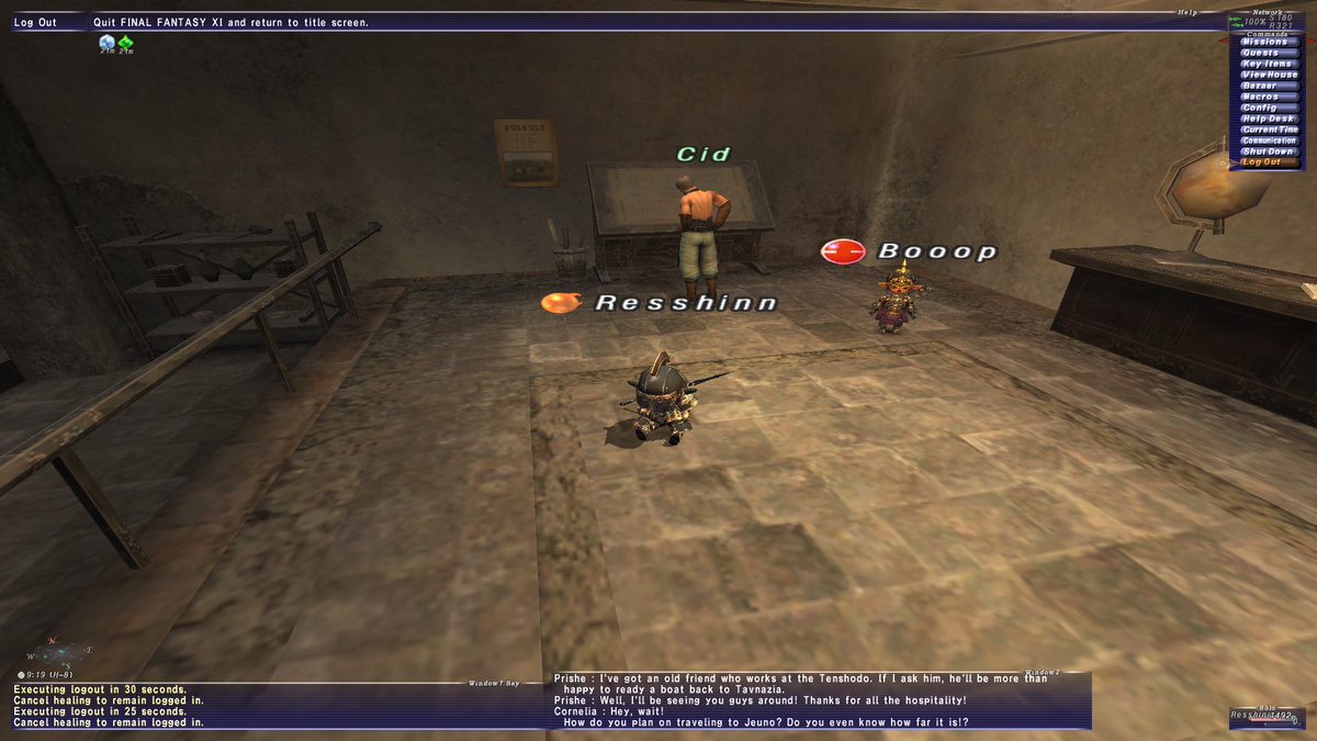 frenchboygrime's tweet photo. I was little late logging out for a maintenance 😓. Booop materialized next to me. What does the symbol next to their name indicate?? #FinalFantasyXI #FFXI https://t.co/4DGQ0bdxwJ