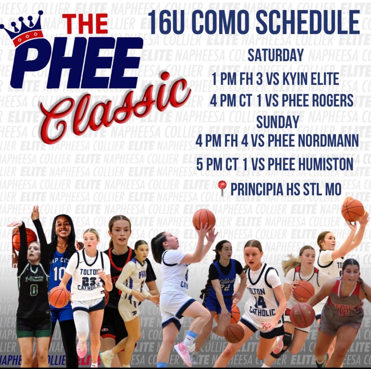 Excited to be back on the court with this team!
 <a href="/PheeElite/">Napheesa Collier Elite</a>