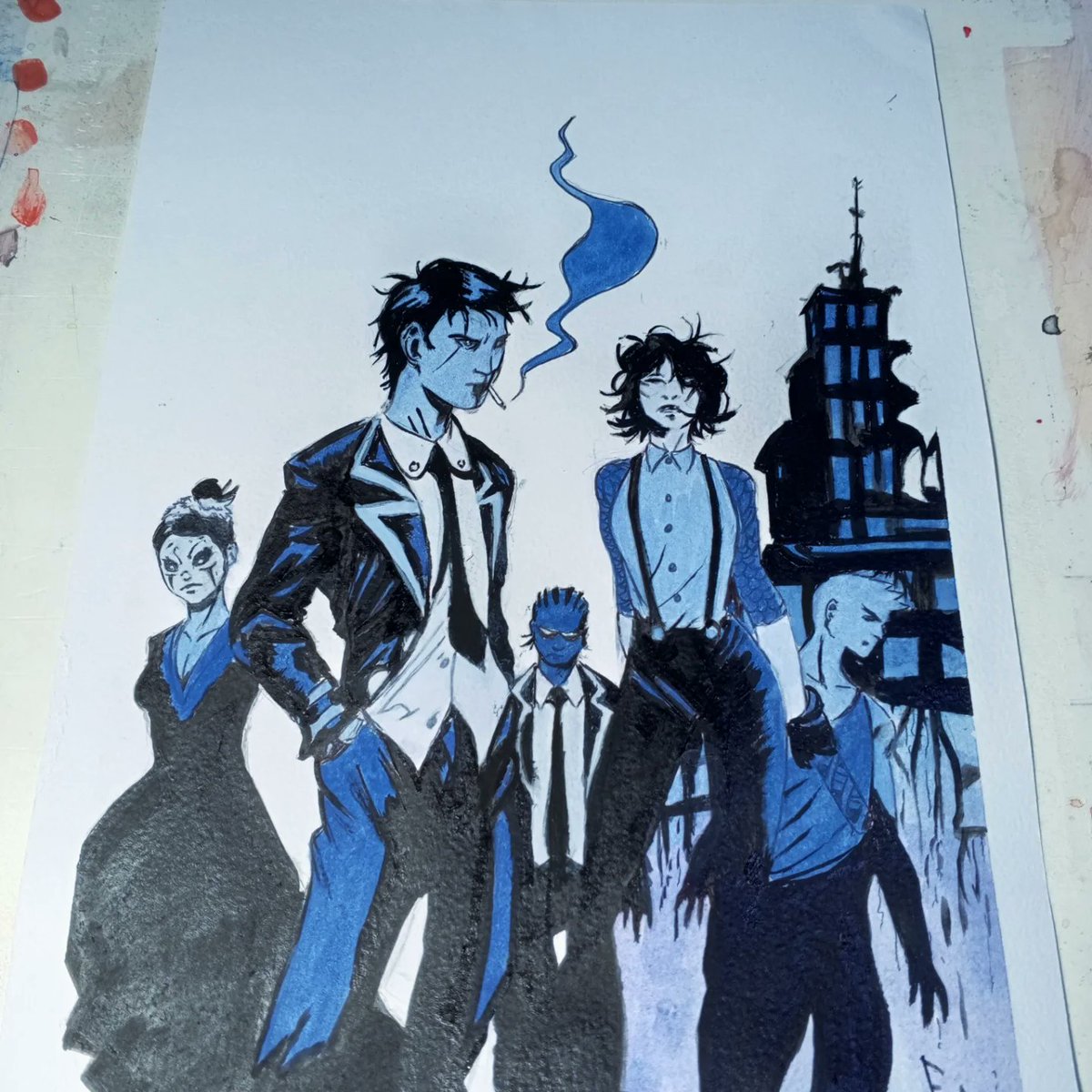 andrupop_art's tweet photo. #comicart #deadlyclasscomic #deadlyclassfanart 
#fanart #deadlyclassart #acrylic #acrilicpainting https://t.co/QH5U8DsXtp