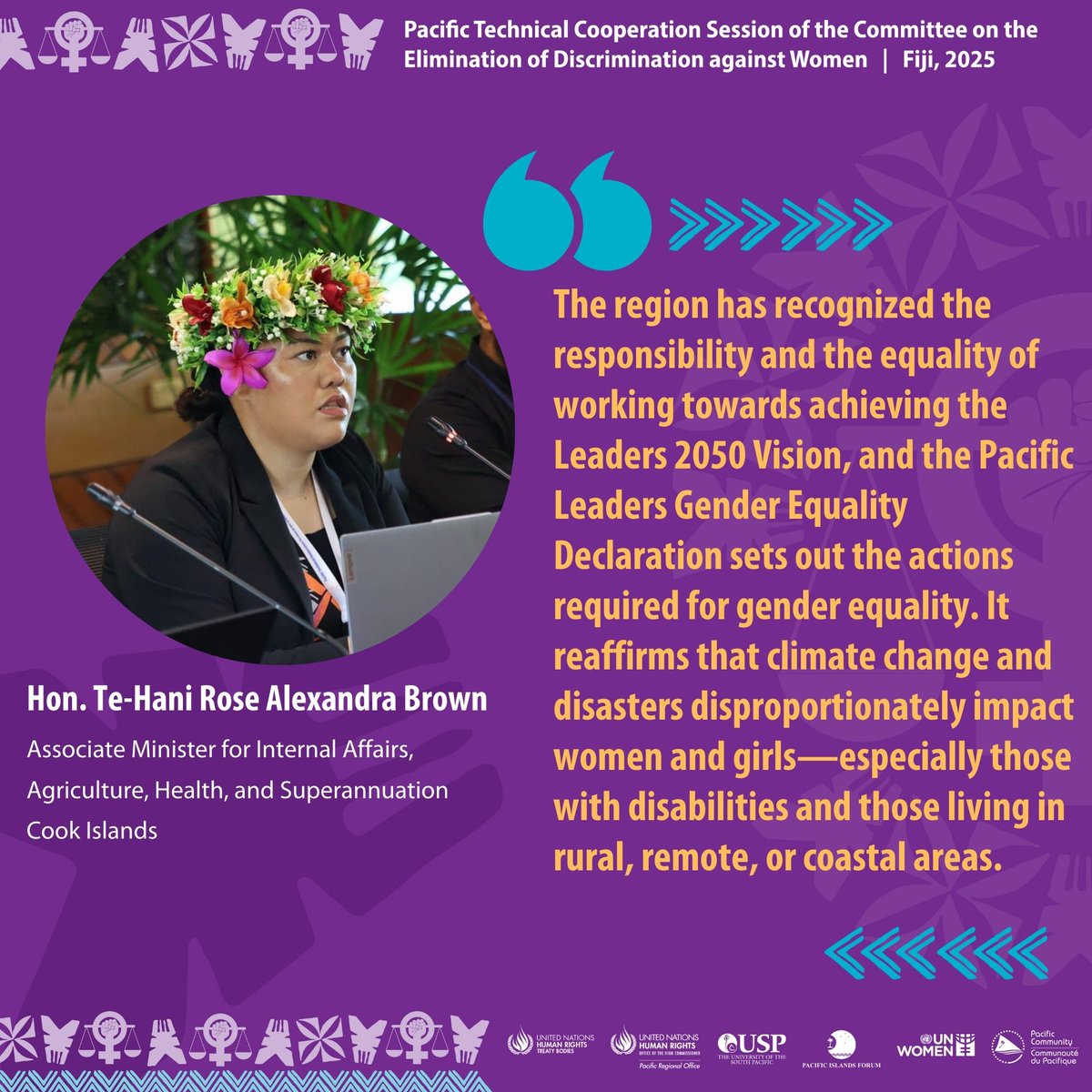 Pacific Technical Cooperation Session of the Committee on the Convention on the Elimination of All Forms of Discrimination Against Women: Talanoa on the 2050 Strategy for the Blue Pacific Continent on Fostering a resilient, inclusive, equitable, secure and prosperous future for