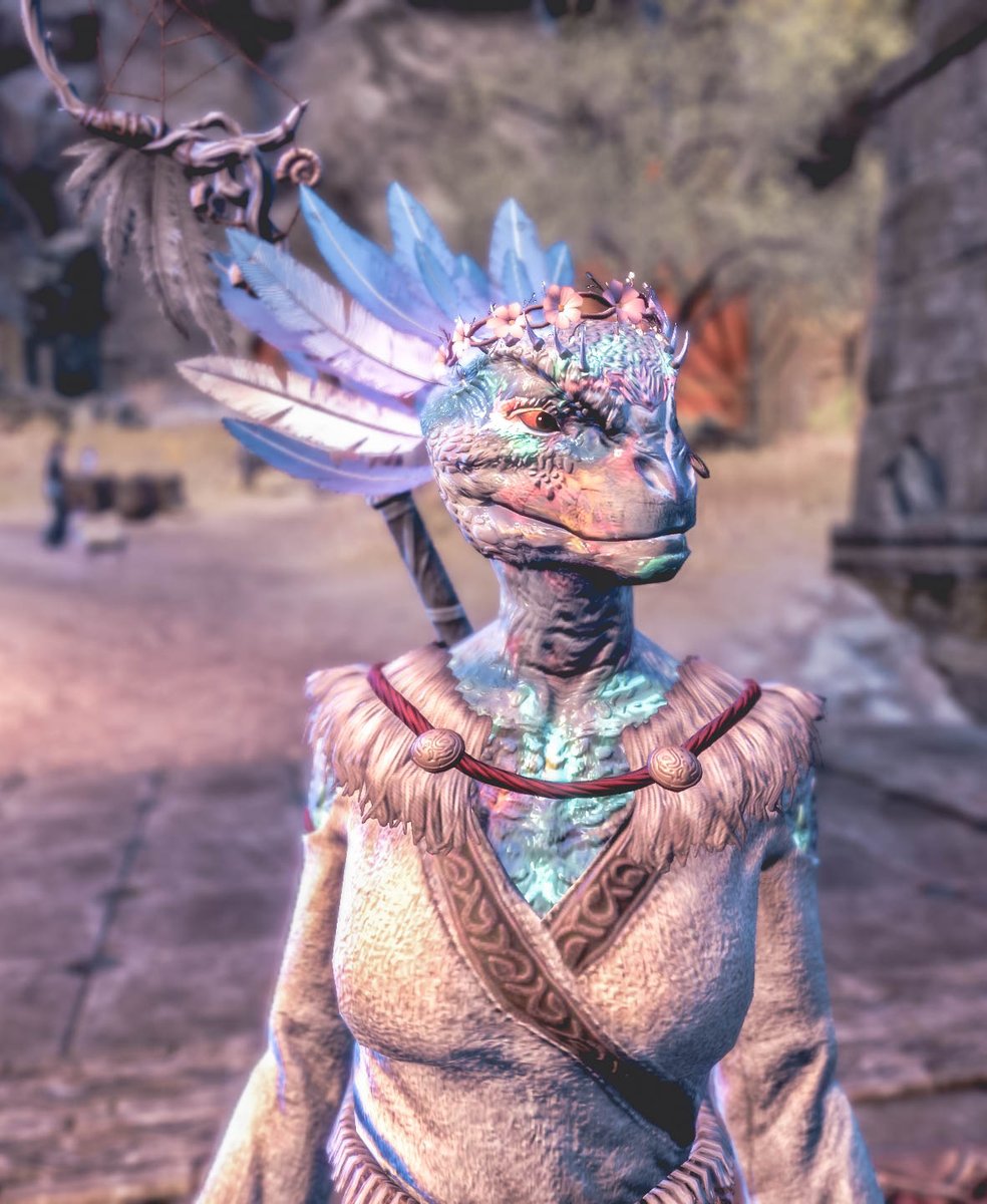 BlueDragon1745's tweet photo. I'm so hyped for the #ESO announcement tomorrow! Time for an Argonian Character thread! 
#ElderScrollsOnline #ESOFam https://t.co/WHODghtCq2
