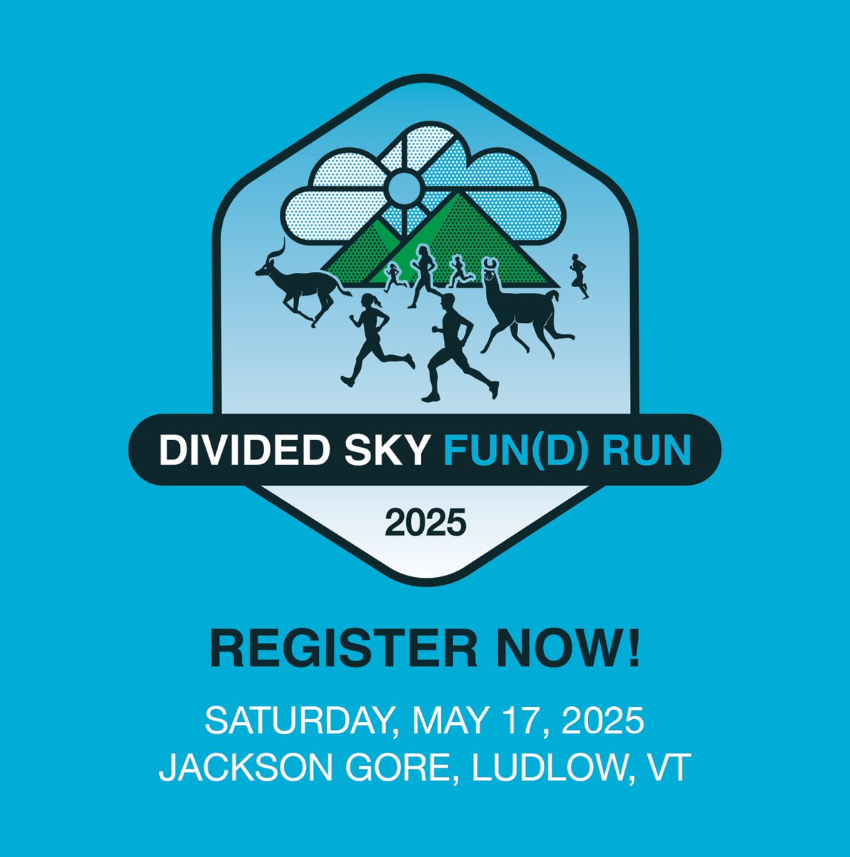 The 4th Annual @dividedskyfundrun returns to Ludlow, VT on Saturday, May 17. Participate in-person or virtually. 🏃‍♀️🏃‍♂️

Registration + details: tinyurl.com/DSFR2025