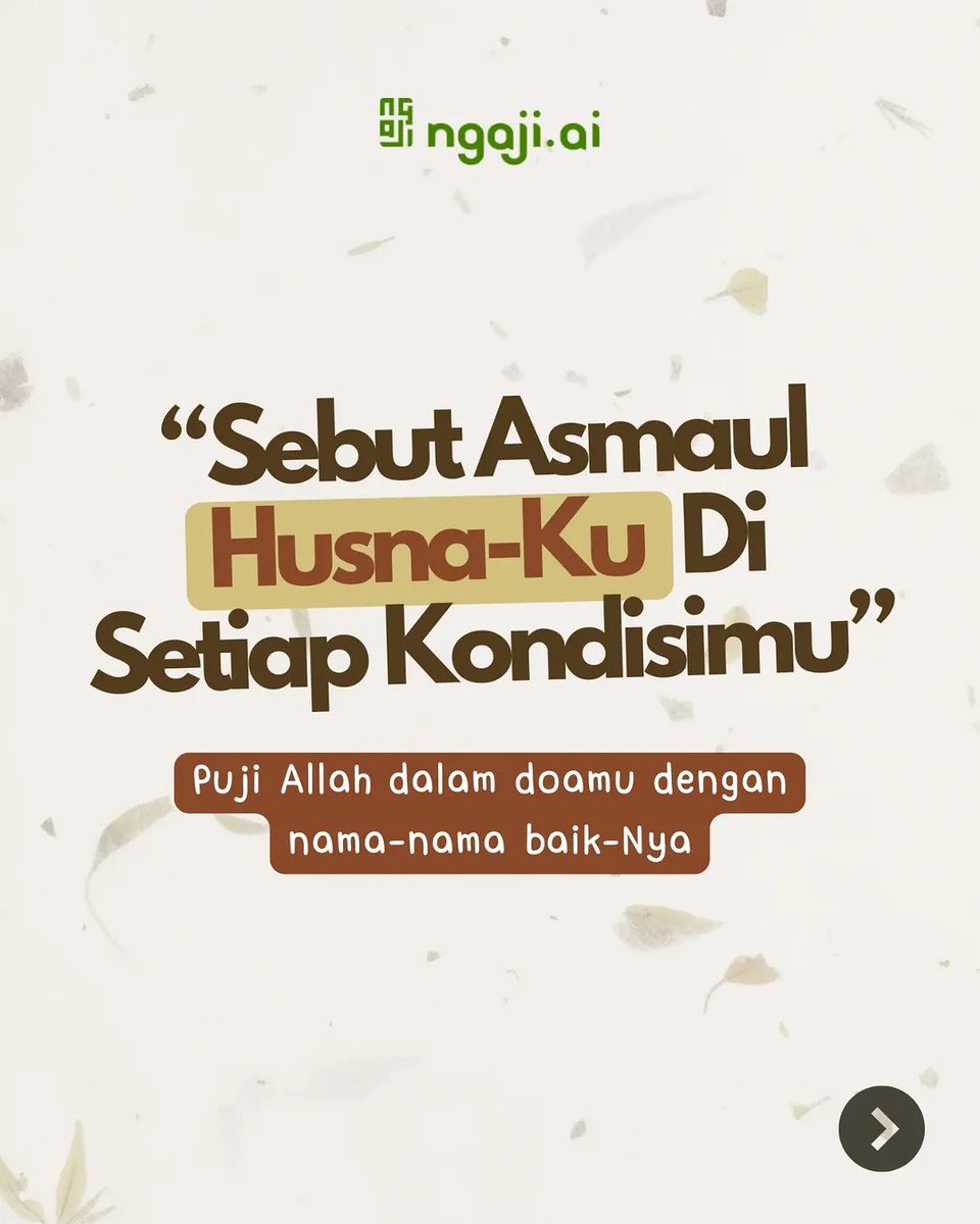 icannn___'s tweet photo. Sebut Asmaul Husna di setiap kondisimu
Puji Allah dalam doamu dengan nama-nama baik-Nya.

A Thread https://t.co/tHUph4e2YS